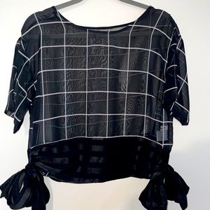 See-through Oversized Shirt